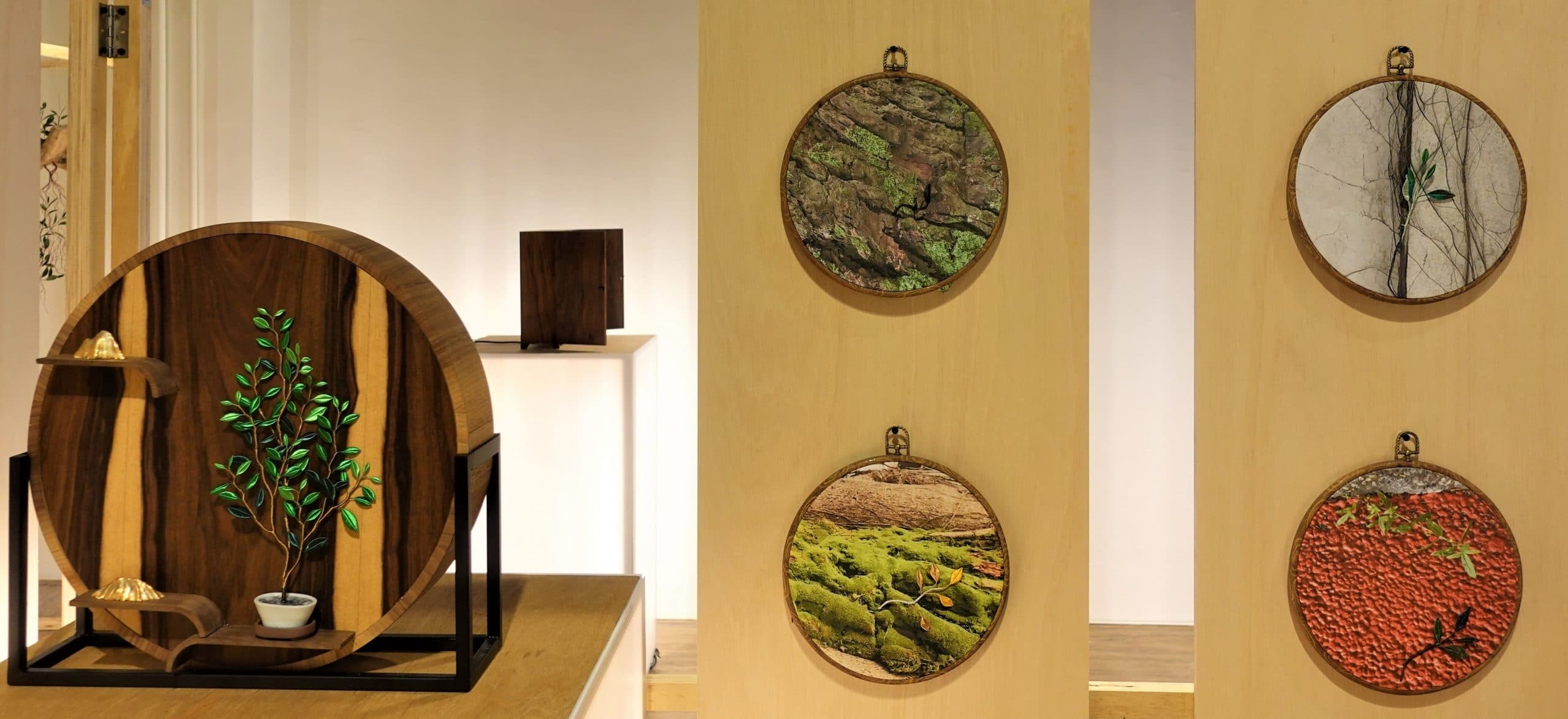 牆角詩：繡線、影像、野草工作坊成果展